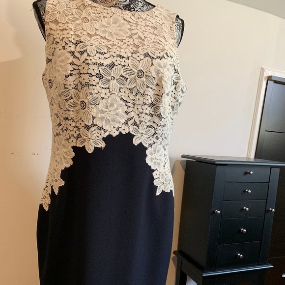 Ralph Lauren Lace Sleeveless Dress - Picture 1 of 6